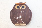 ふくろうの掛け時計４