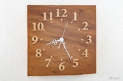 本屋久杉の木目が楽しめる掛け時計５