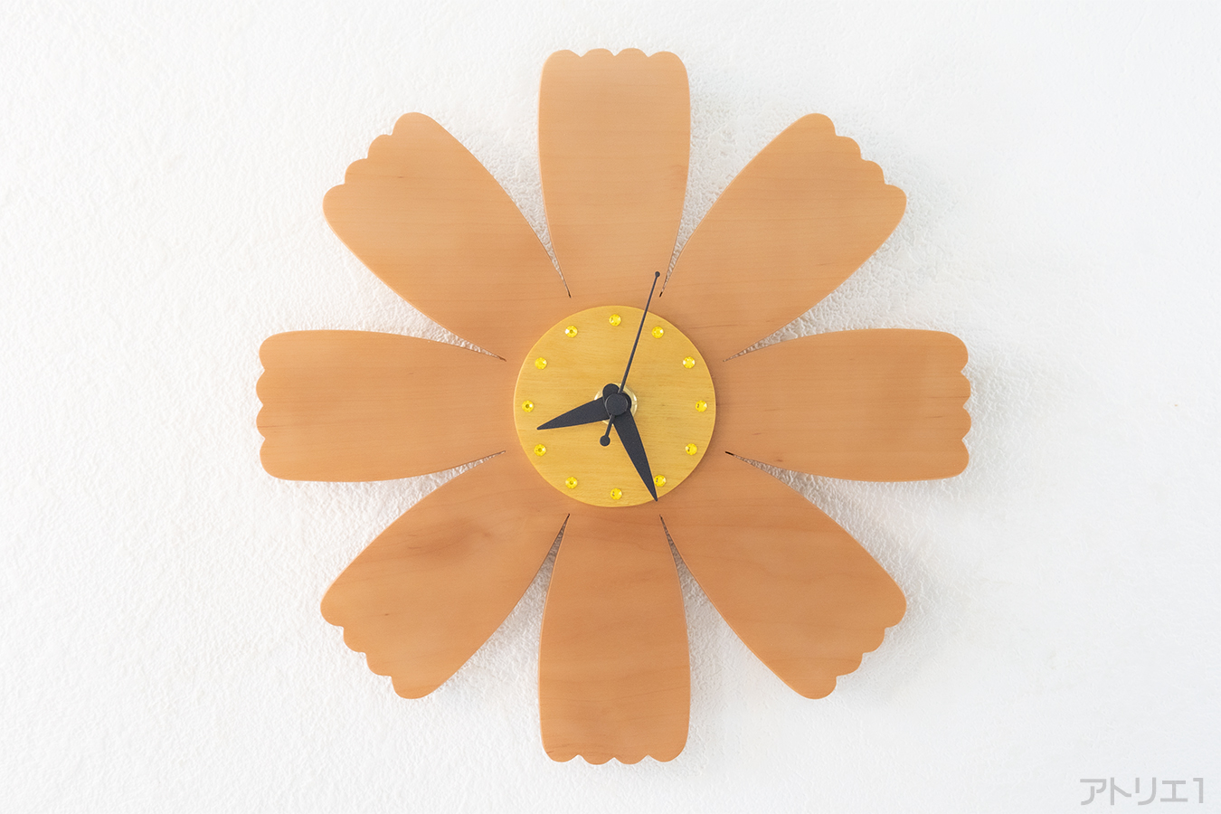 コスモスの掛け時計|花の掛け時計はアトリエ１